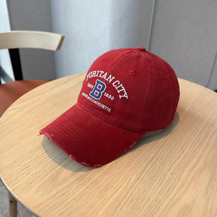Men's Distressed Cotton Baseball Cap Kalsten 1784270269