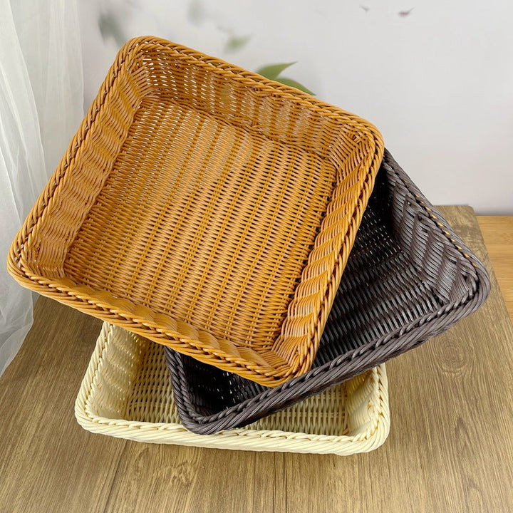 Women rectangular woven storage basket Kalsten