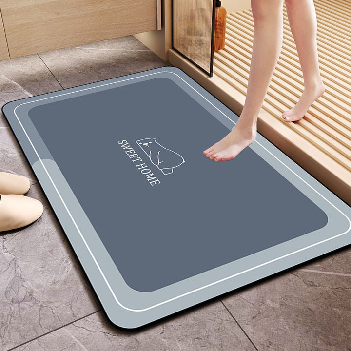Absorbent Memory Foam Bathroom Mat Kalsten