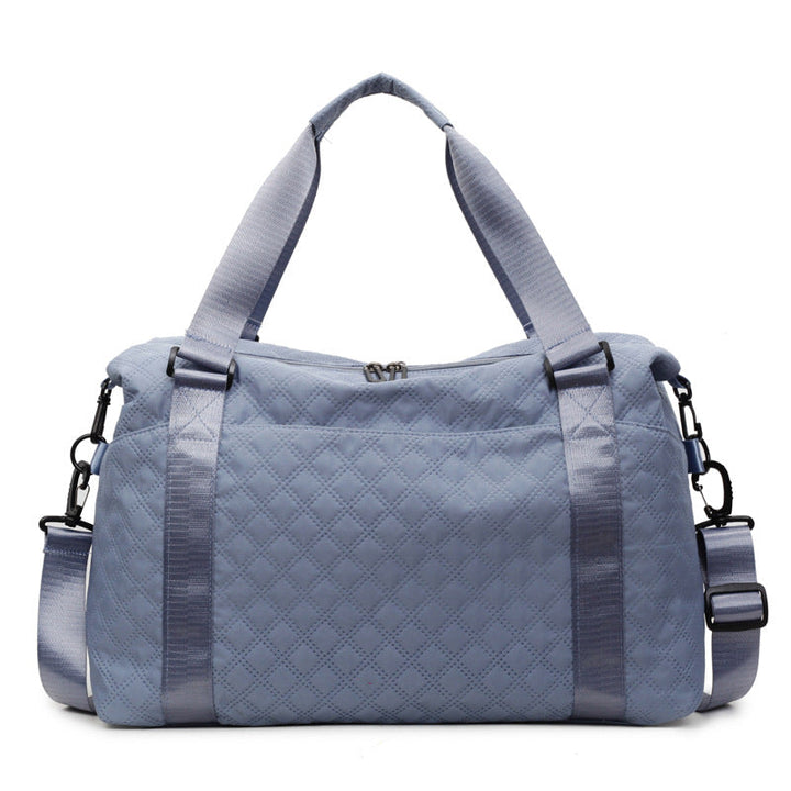 Quilted Fabric Travel Duffle Bag Kalsten