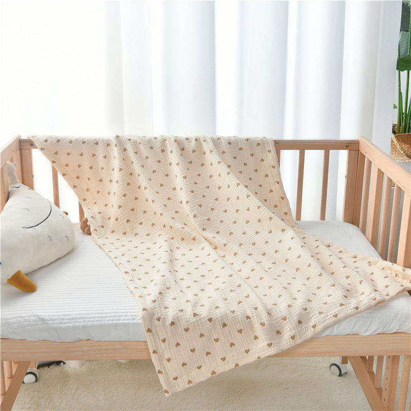 Plush Quilted Double-Sided Baby Blanket kalsten