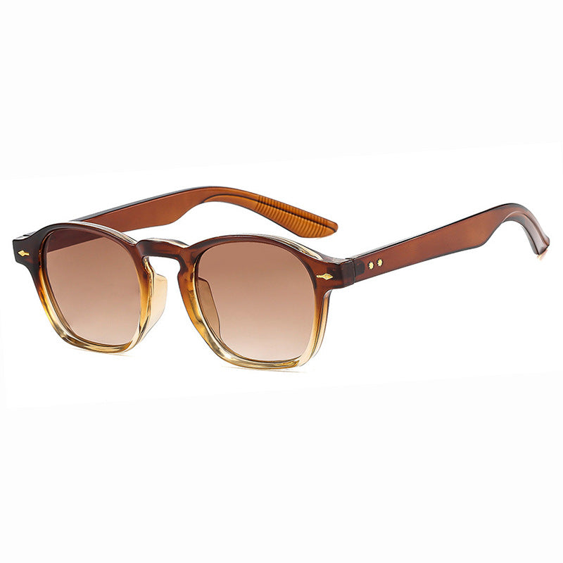 Ladies fashionable rectangular glasses with transparent frame Kalsten
