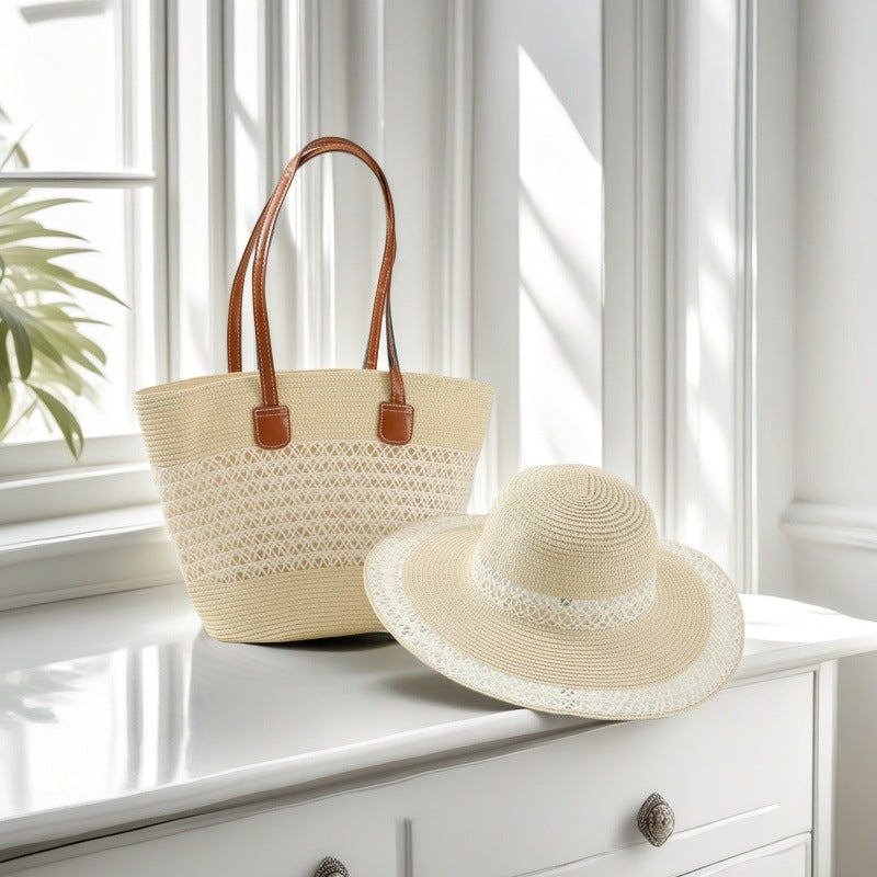 Beach bag and sun hat Kalsten