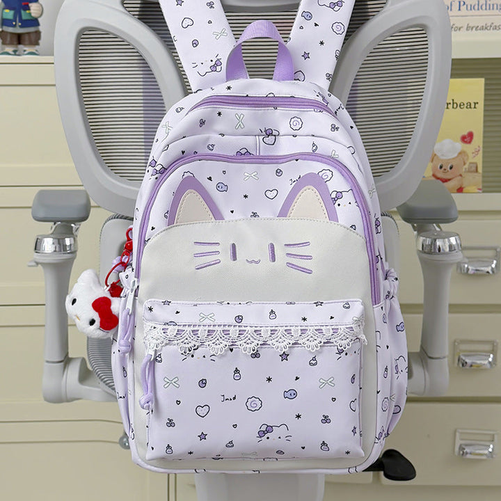 Children's Cute Cat Ear School Backpack