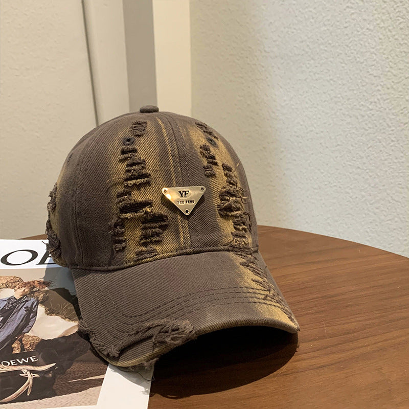 Women's Distressed Denim Baseball Cap Kalsten 1784084082