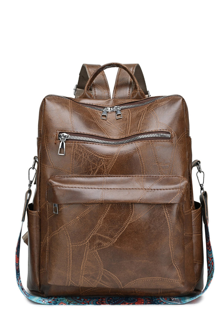 Stylish Leather Backpack Kalsten