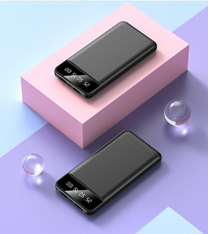 Portable power bank with digital smart display and fast charging speed Kalsten