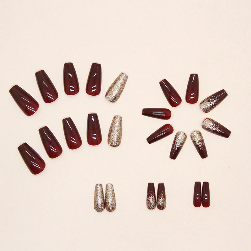 Elegant Glittering Nail Art Design Kalsten