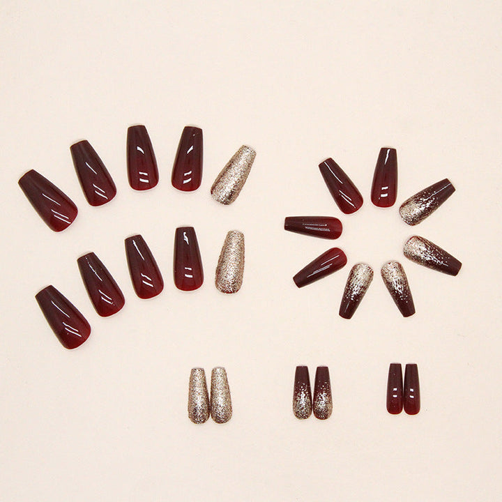 Elegant Glittering Nail Art Design Kalsten