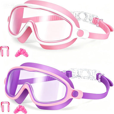 Swim protection goggles with adjustable nose piece and anti-fog technology Kalsten