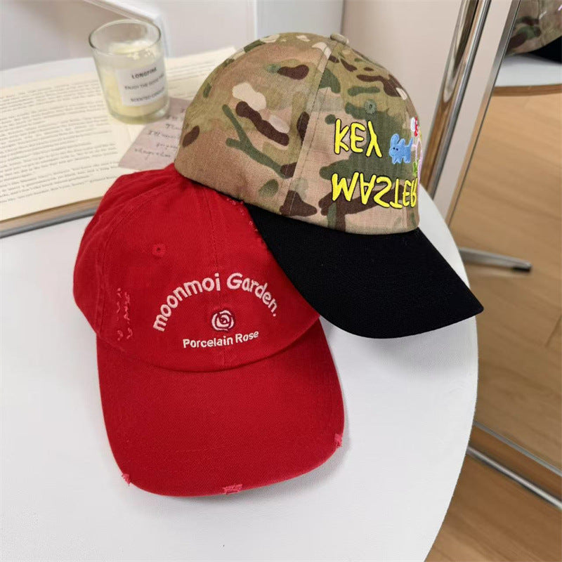 Men's Vintage-Inspired Distressed Baseball Cap Kalsten