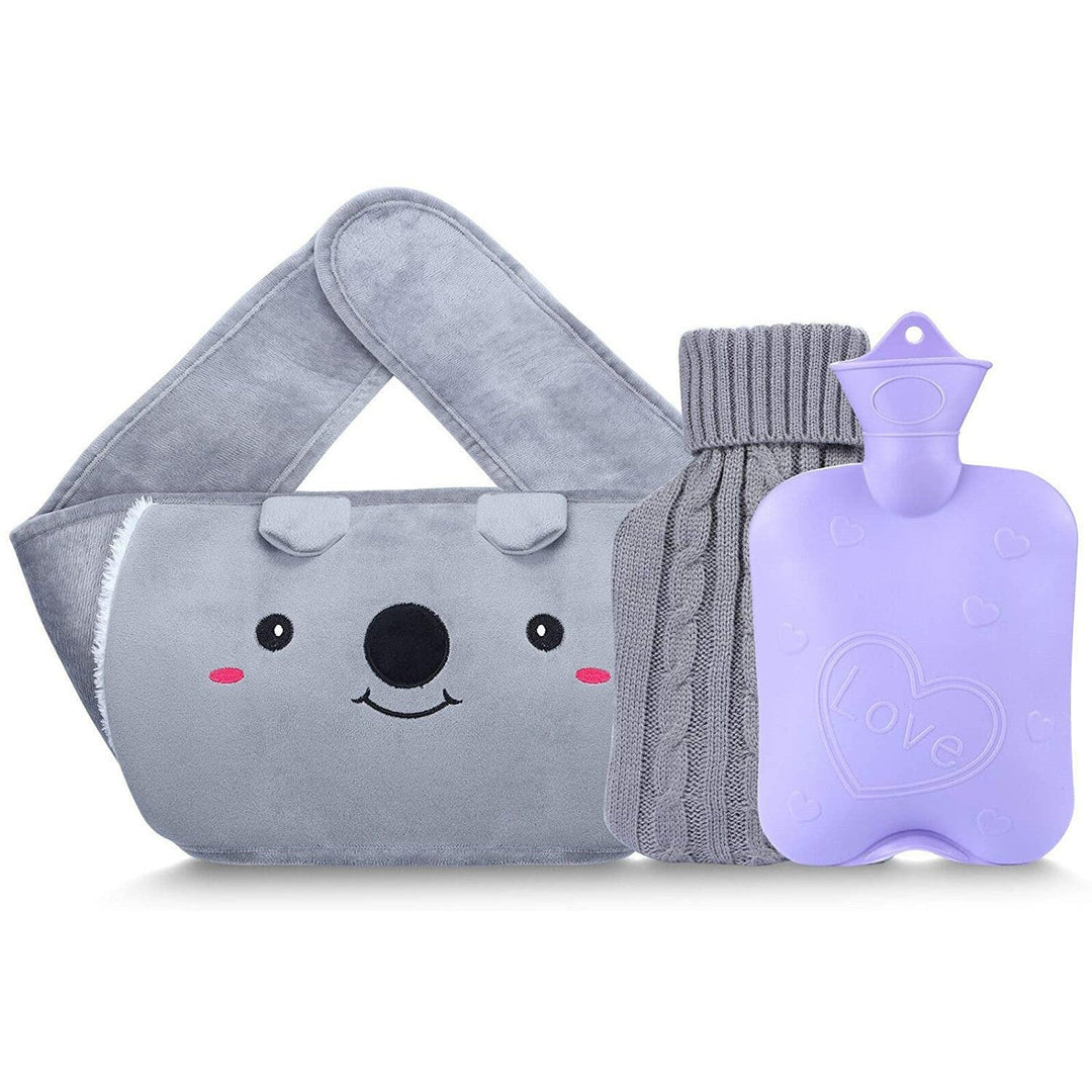 Cute Plush Hot Water Bottle Set Kalsten