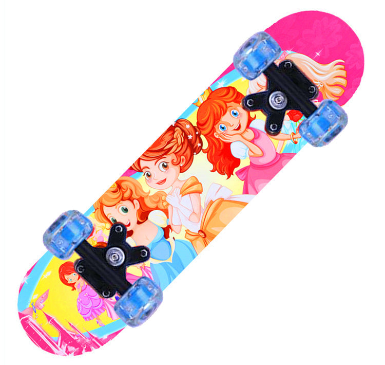 Girls' Cartoon Character Mini Skateboard Kalsten
