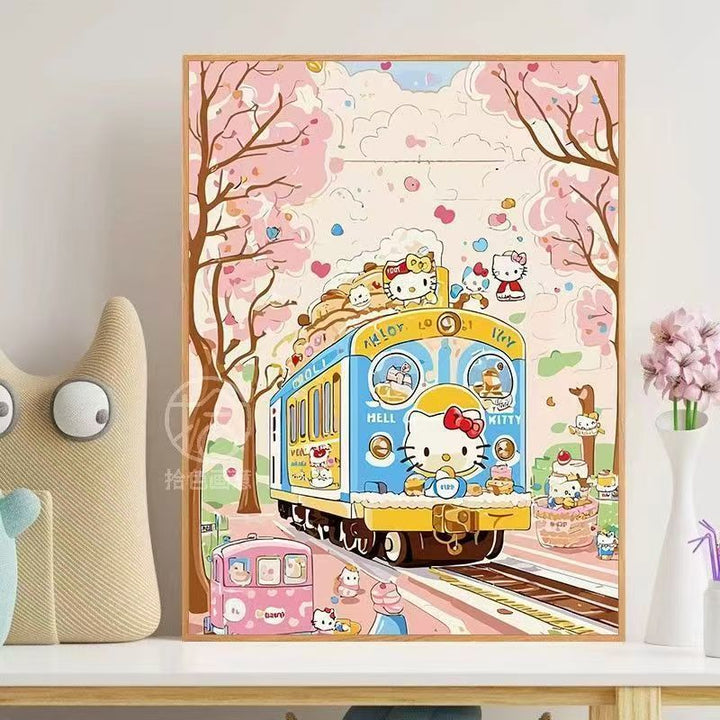 Hello Kitty-Themed Whimsical Wall Art Kalsten