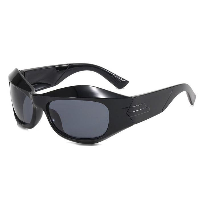 Women Retro Sunglasses in trendy Shield design Kalsten