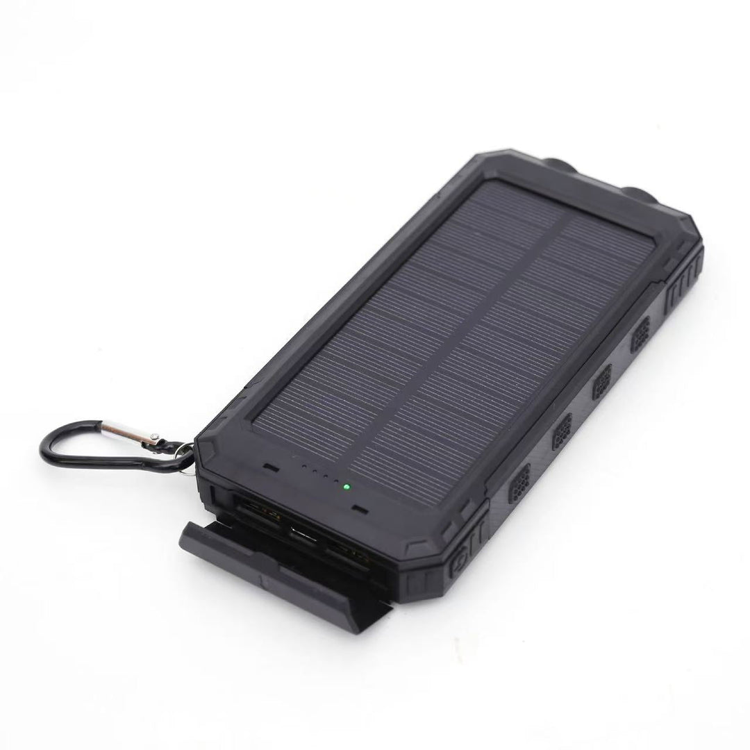 High-performance solar power bank with waterproof housing and multiple charging ports Kalsten