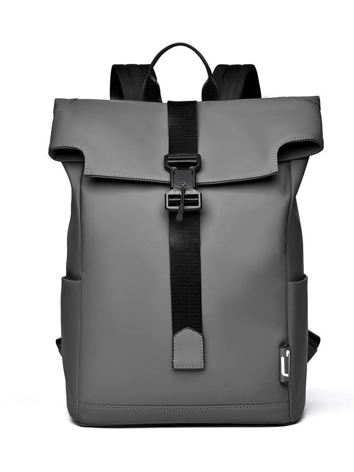 Modern Waterproof Roll-Top Backpack Kalsten