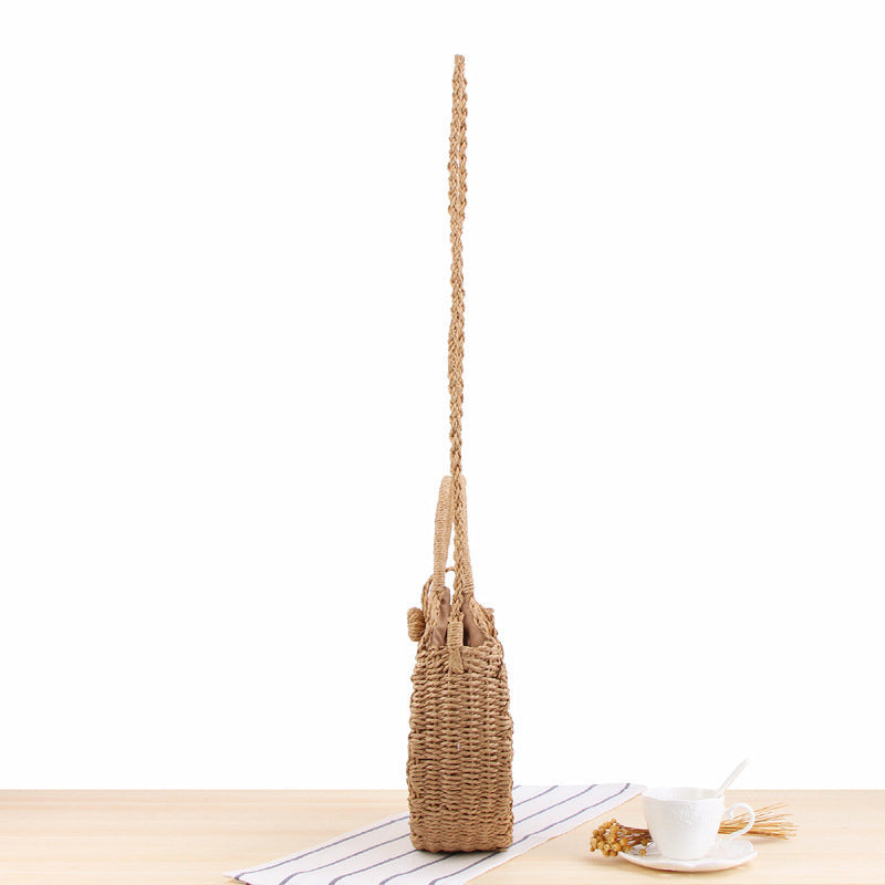 Round Bast Crossbody Bag with Practical Lining Kalsten