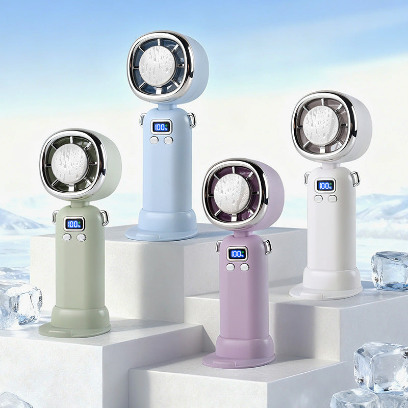Ladies Portable Mini Fan with LED Display Kalsten