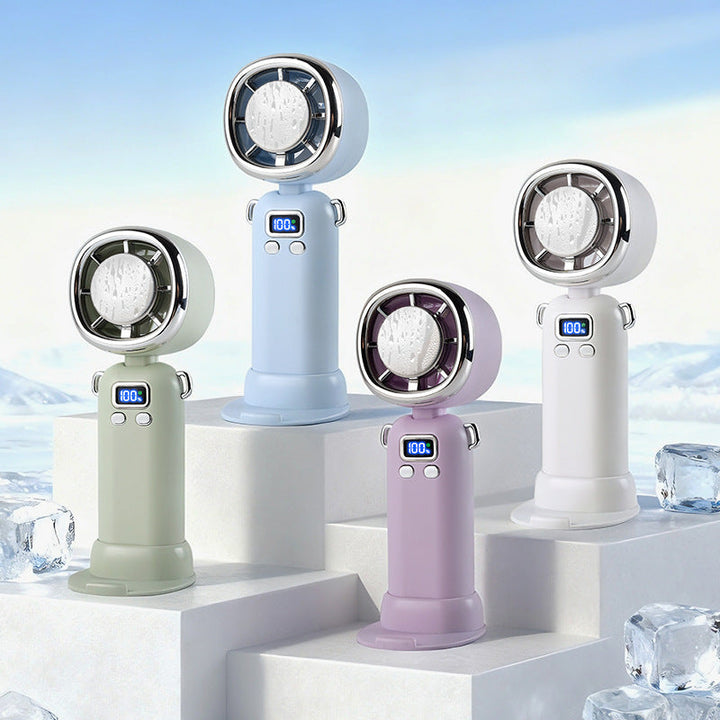 Ladies Portable Mini Fan with LED Display Kalsten