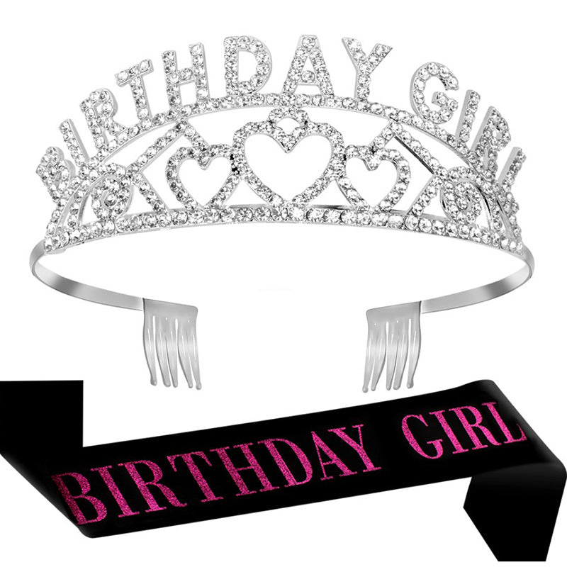 Ladies Glittering Birthday Crown Kalsten