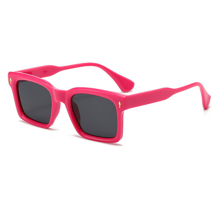 Ladies Rectangular Sunglasses in Elegant Tortoiseshell Design Kalsten