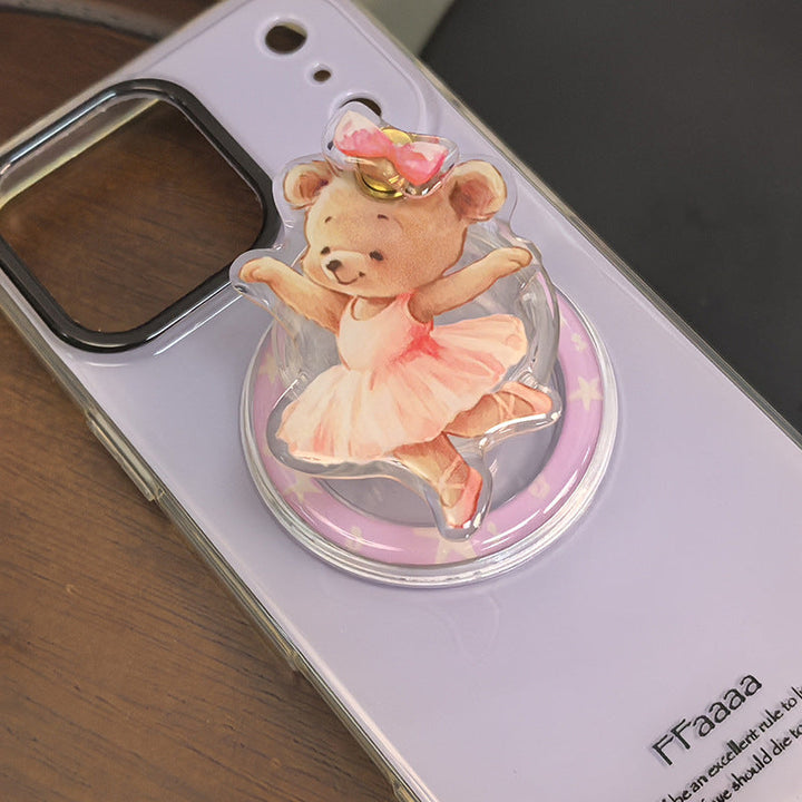 Floral Ice Cream Cone Phone Grip Kalsten