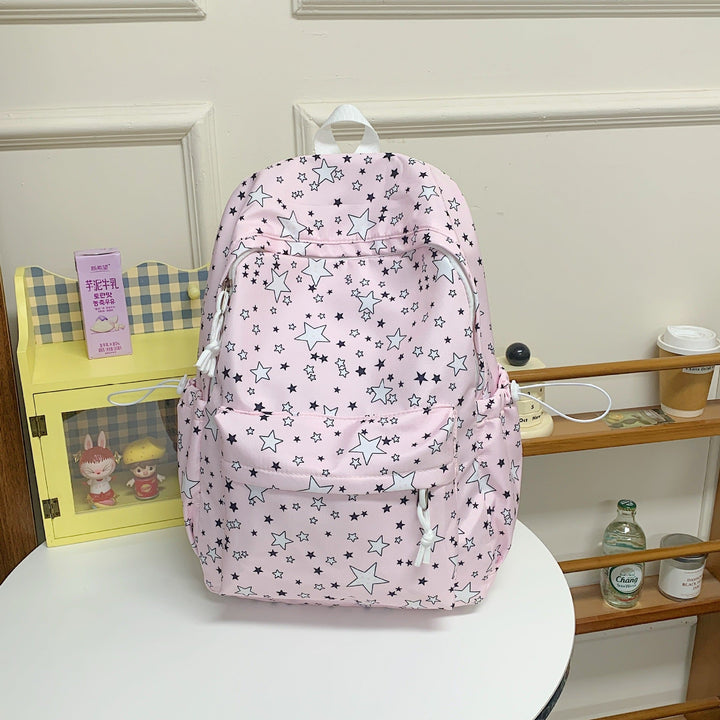 Starry Print Multi-Pocket Backpack Kalsten