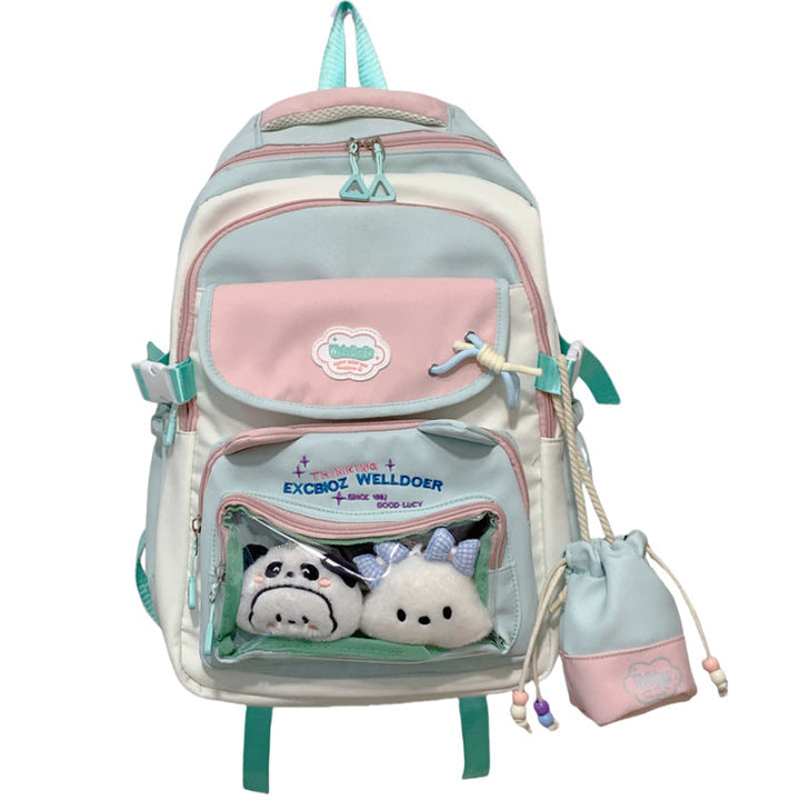 Multi-Compartment Transparent Travel School Backpack Kalsten