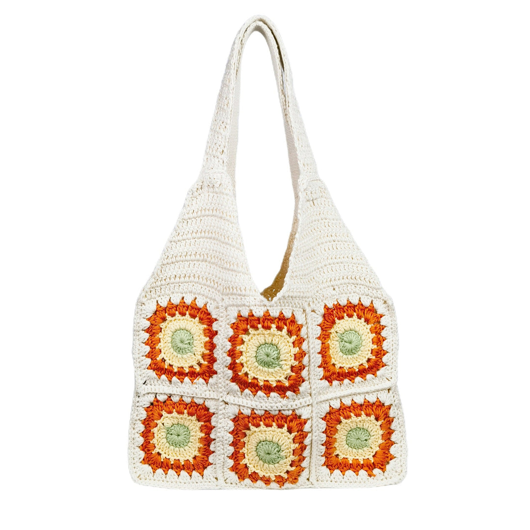 Crochet handbag with retro pattern Kalsten