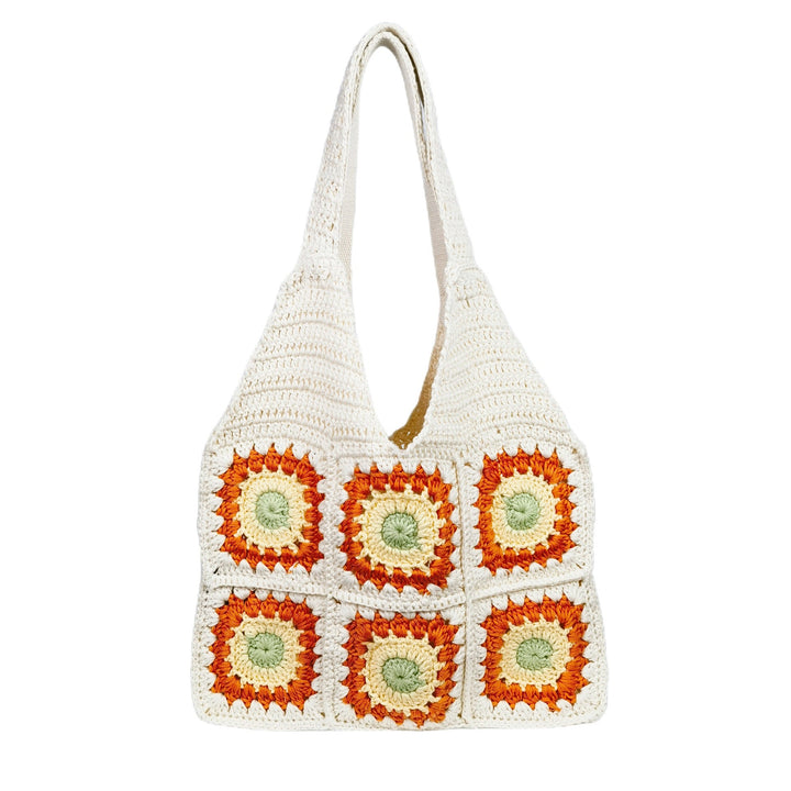 Crochet handbag with retro pattern Kalsten