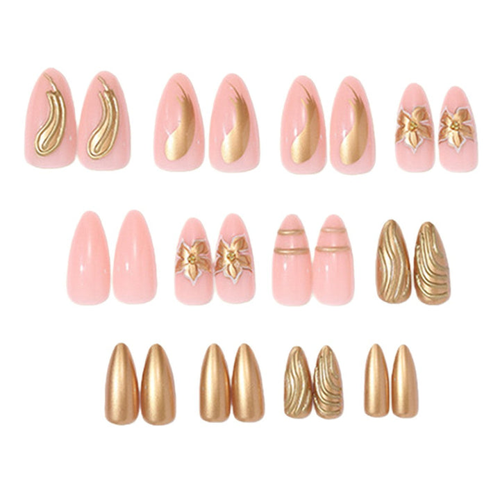 Artistic Premium Metallic Nail Extensions Kalsten