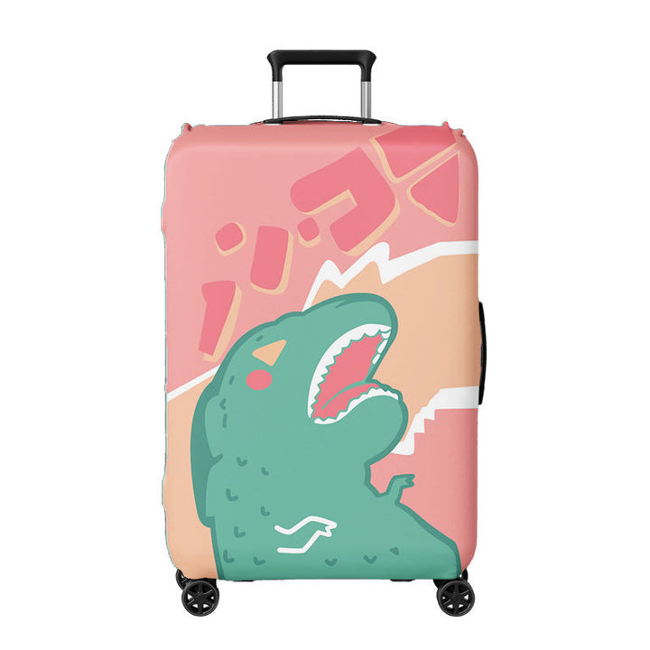 Ladies suitcase cover with creative illustration design Kalsten
