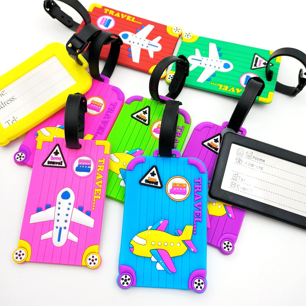 Creative Airplane-Themed Luggage Tag Kalsten