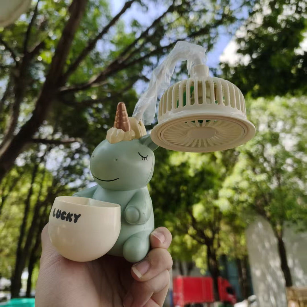 Unisex Portable Mini Fan with Unique Unicorn Design Kalsten