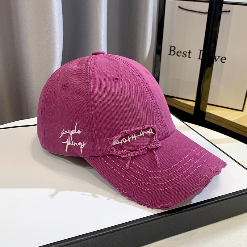 Unisex Distressed Graphic Baseball Hat Kalsten
