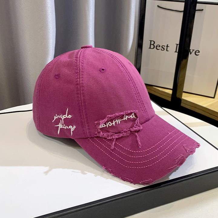 Unisex Distressed Graphic Baseball Hat Kalsten