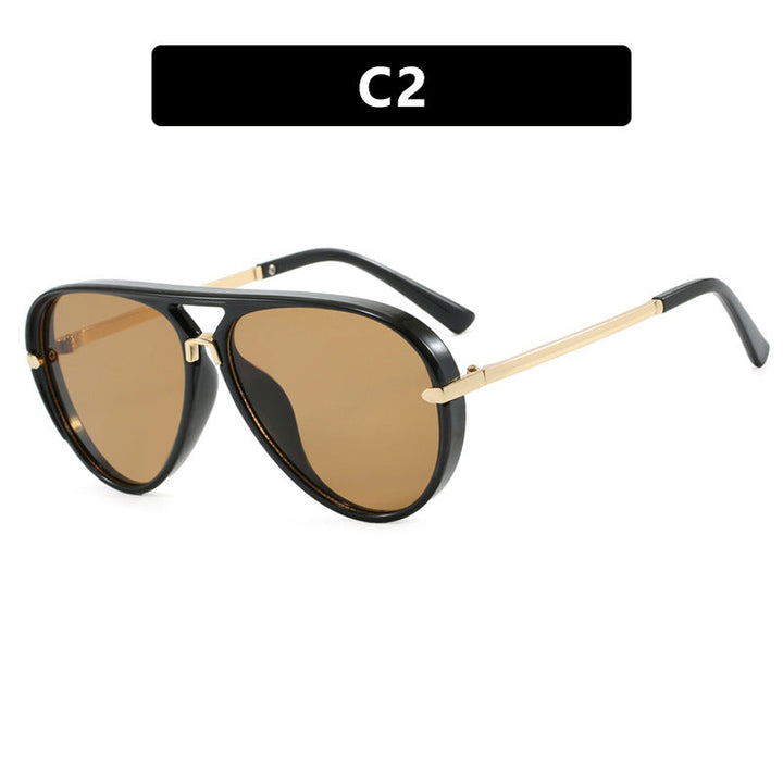 Women's fashion pilot sunglasses with elegant metal accents Kalsten