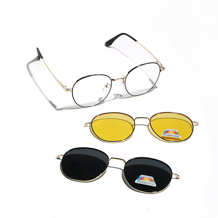 Women's fashionable glasses with interchangeable lenses Kalsten