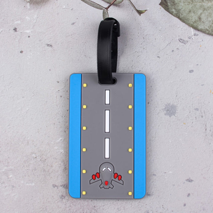 Airplane Runway Luggage Tag Kalsten