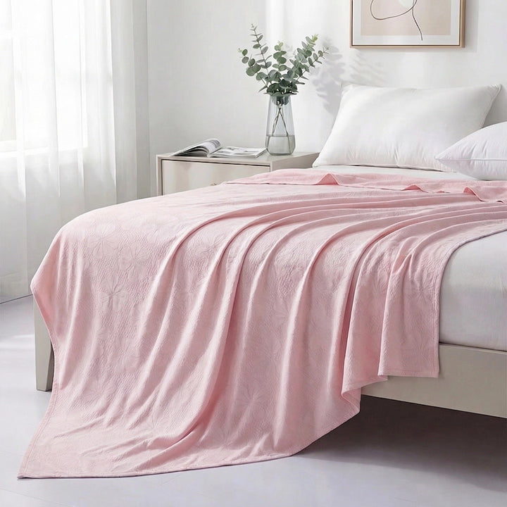 Ladies high-quality Jacquard blanket Bowlift