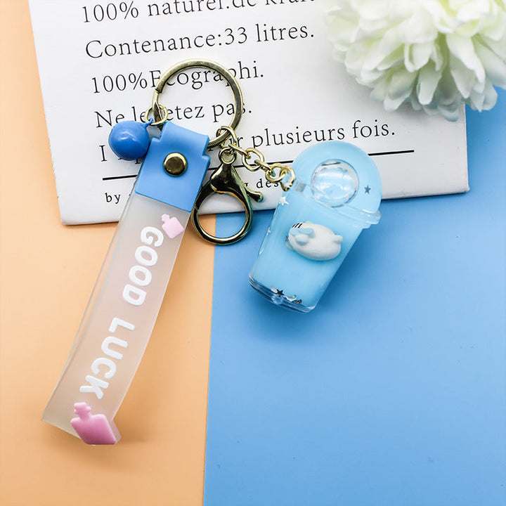 Unisex keychain with decorative cocktail design Kalsten