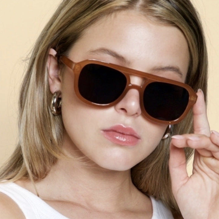 Women's fashionable sports sunglasses with wide, flexible frame Kalsten