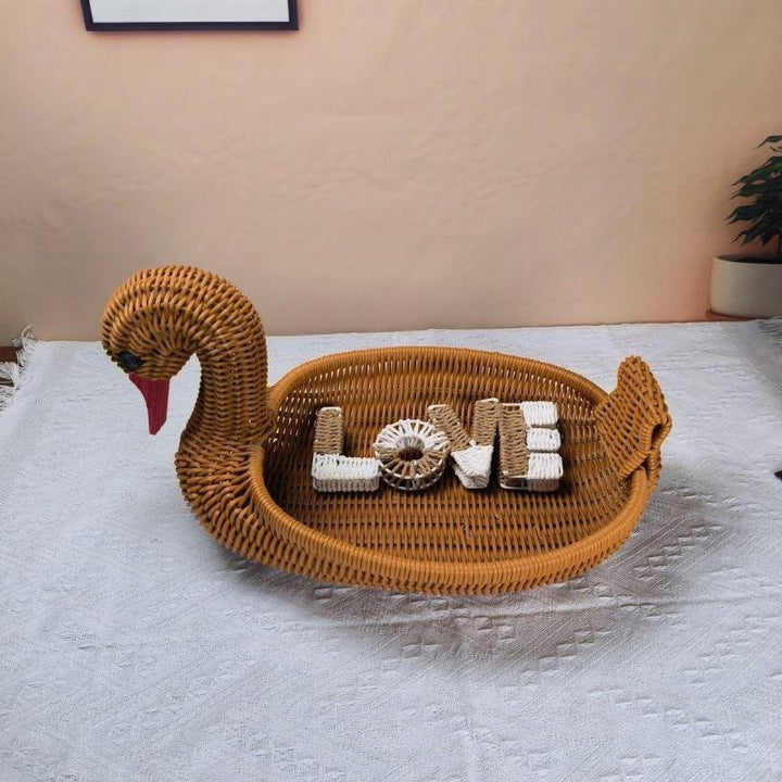 Decorative Woven Swan Kalsten