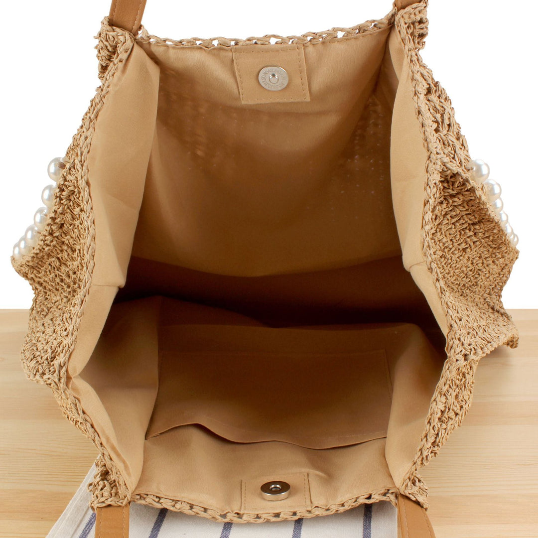 Beaded beach bag Kalsten