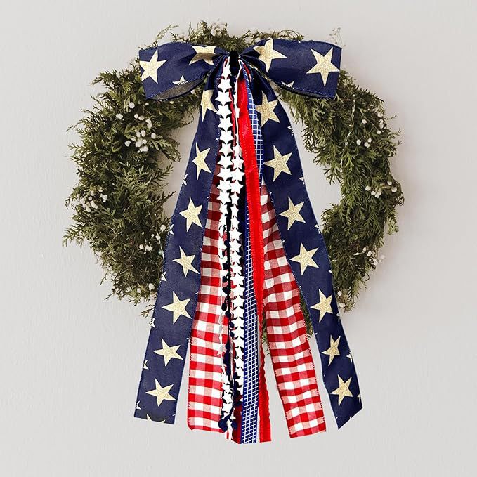 Women's Nan Hair Ruffle Bow with Long Ribbon Straps and Clip Closure Kalsten