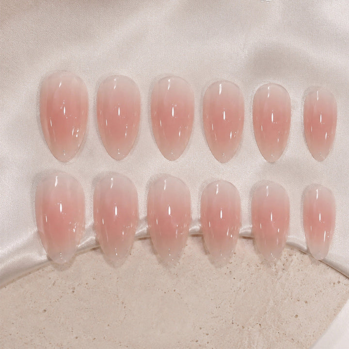 Elegant Floral Bow Press-On Nail Tips Kalsten
