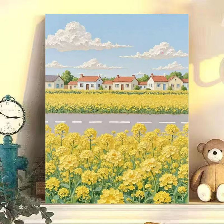 Landscape Floral Canvas Art Print Kalsten
