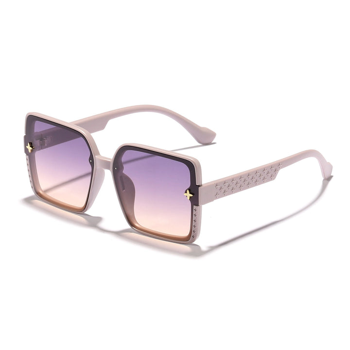 Women's fashionable square sunglasses with embellished frame Kalsten