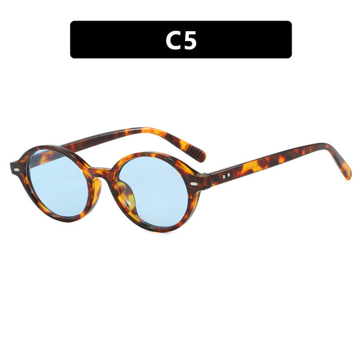 Women's round sunglasses with modern design and polarized lenses Kalsten